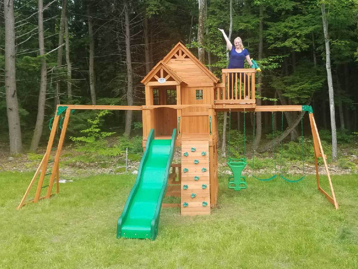 Best ideas about Backyard Discovery Skyfort Ii
. Save or Pin New England Playset Assembly Laconia NH – Playset Now.