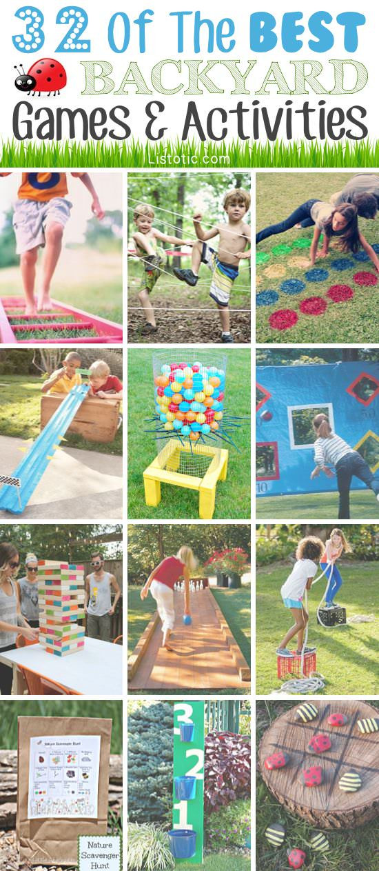 Best ideas about Backyard Games For Adults
. Save or Pin 32 The Best DIY Backyard Games Gardening Viral Now.