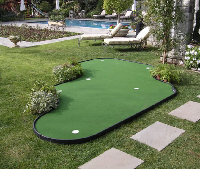 Best ideas about Backyard Putting Green
. Save or Pin 28 Outdoor & Indoor Putting Greens & Mats Designs & Ideas Now.