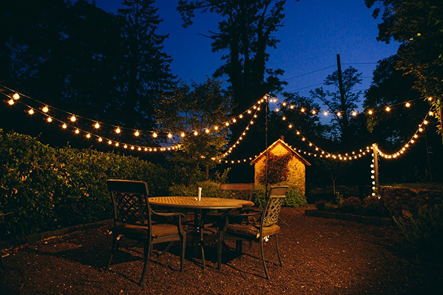 Best ideas about Backyard String Lights
. Save or Pin Amazon 100 Foot G50 Patio Globe String Lights with 2 Now.