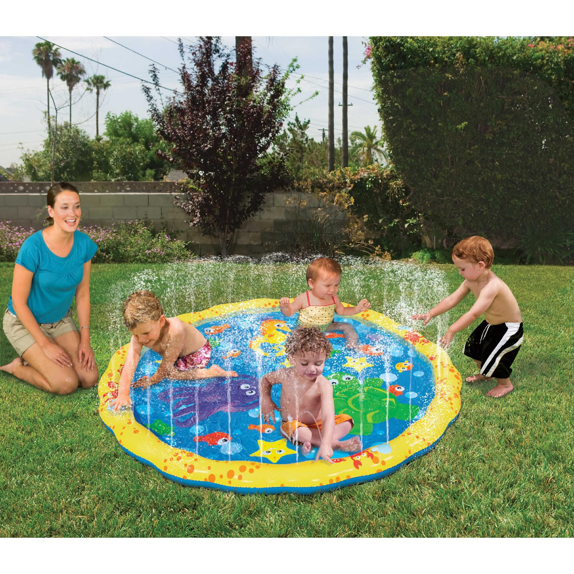 Best ideas about Backyard Water Toy
. Save or Pin Sprinkle ‘N Splash Water Play Mat Backyard Toddler Toys Now.