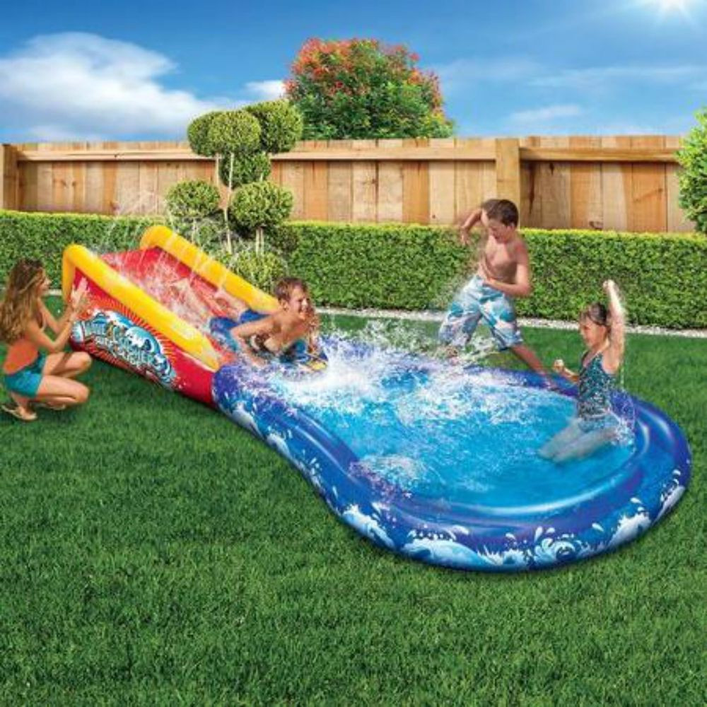 Best ideas about Backyard Water Toy
. Save or Pin Kids Pool Outdoor Water Slide Inflatable Toys Inflated Now.