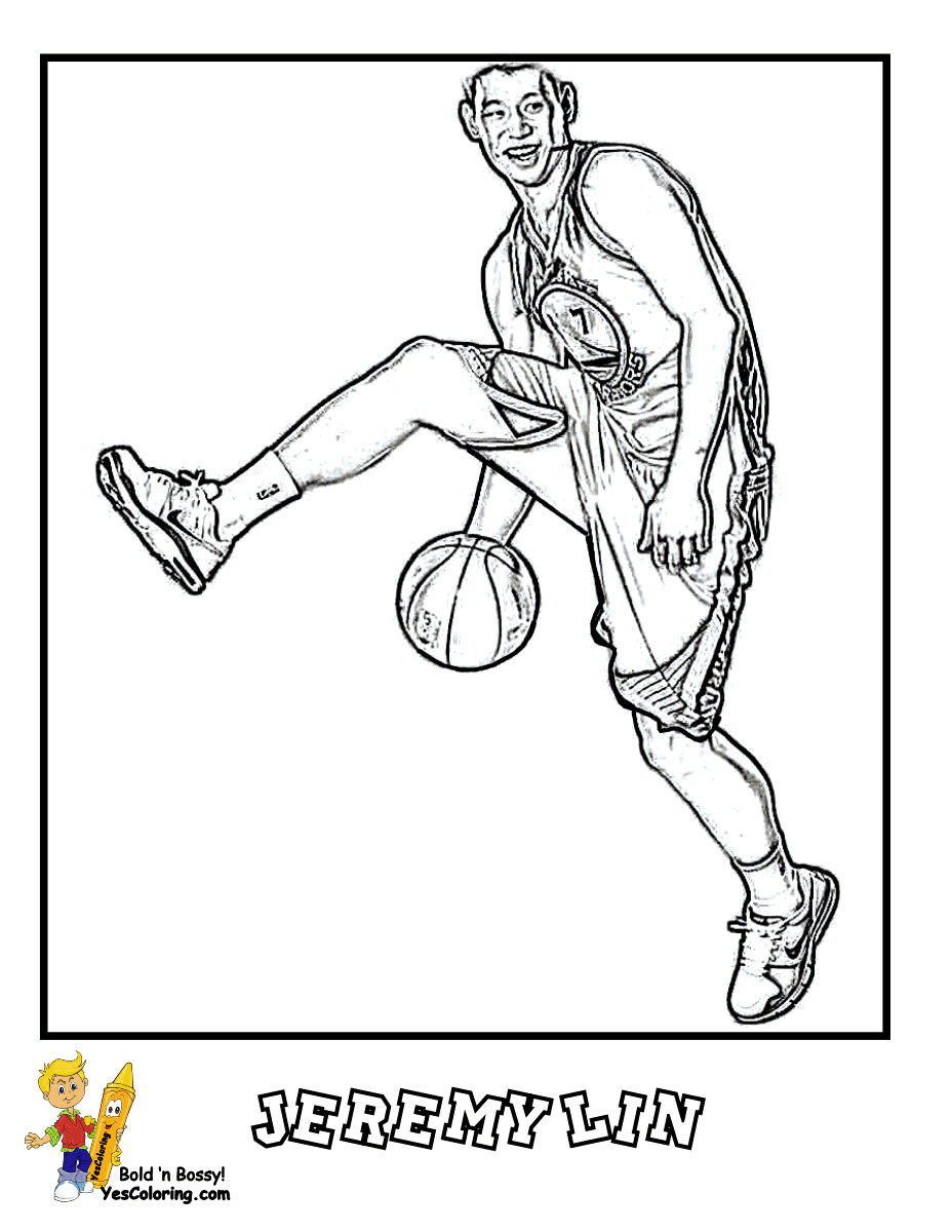 Baketball Coloring Sheets For Boys
 Basketball Coloring Pages