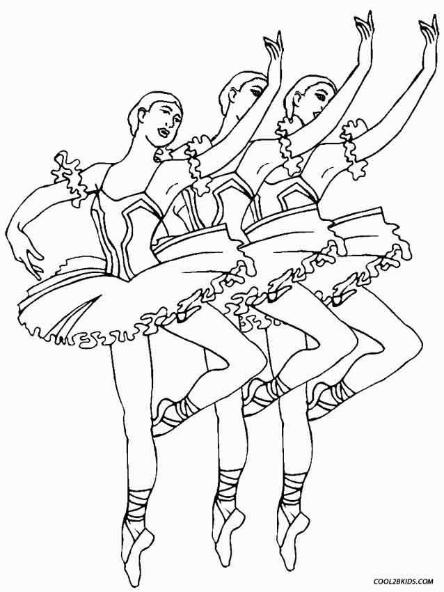Balerina Coloring Pages
 Printable Ballet Coloring Pages For Kids