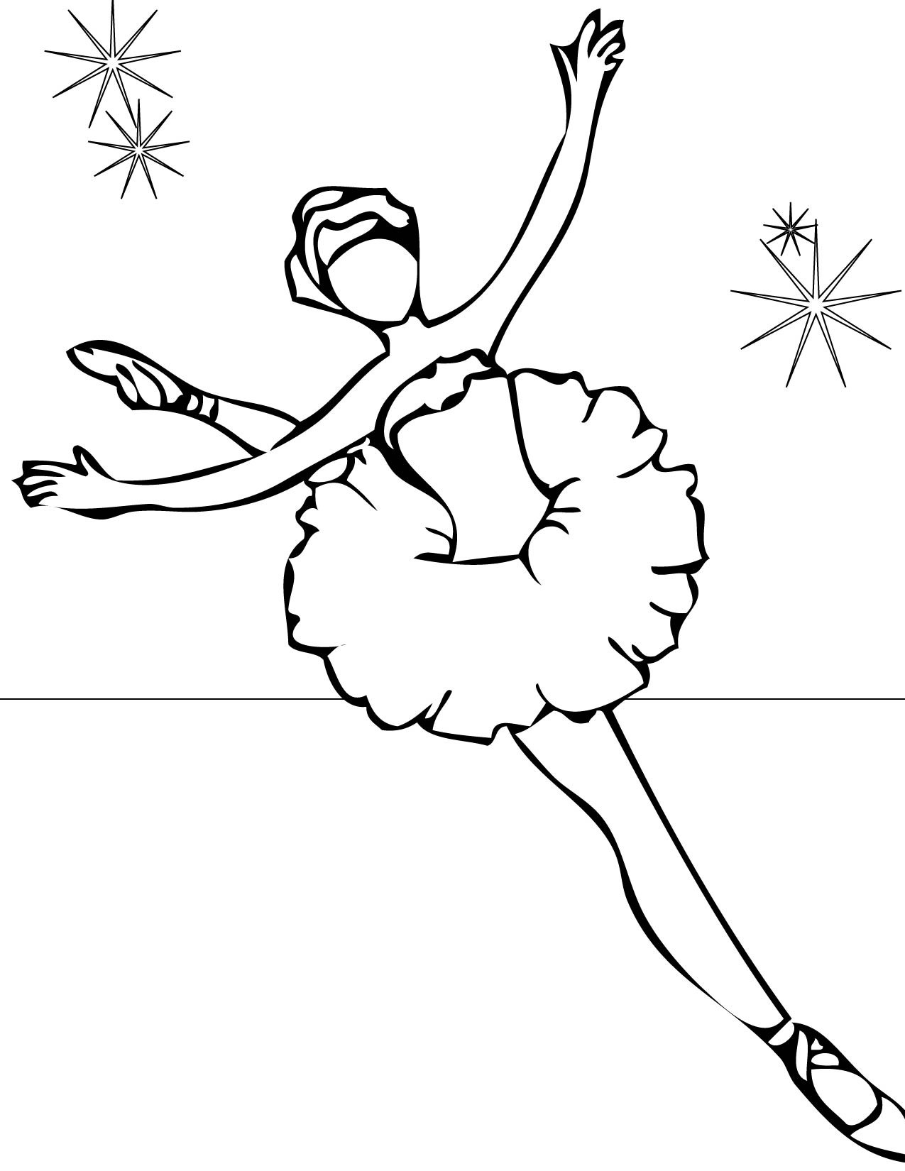 Balerina Coloring Pages
 Ballerina Coloring Pages for childrens printable for free