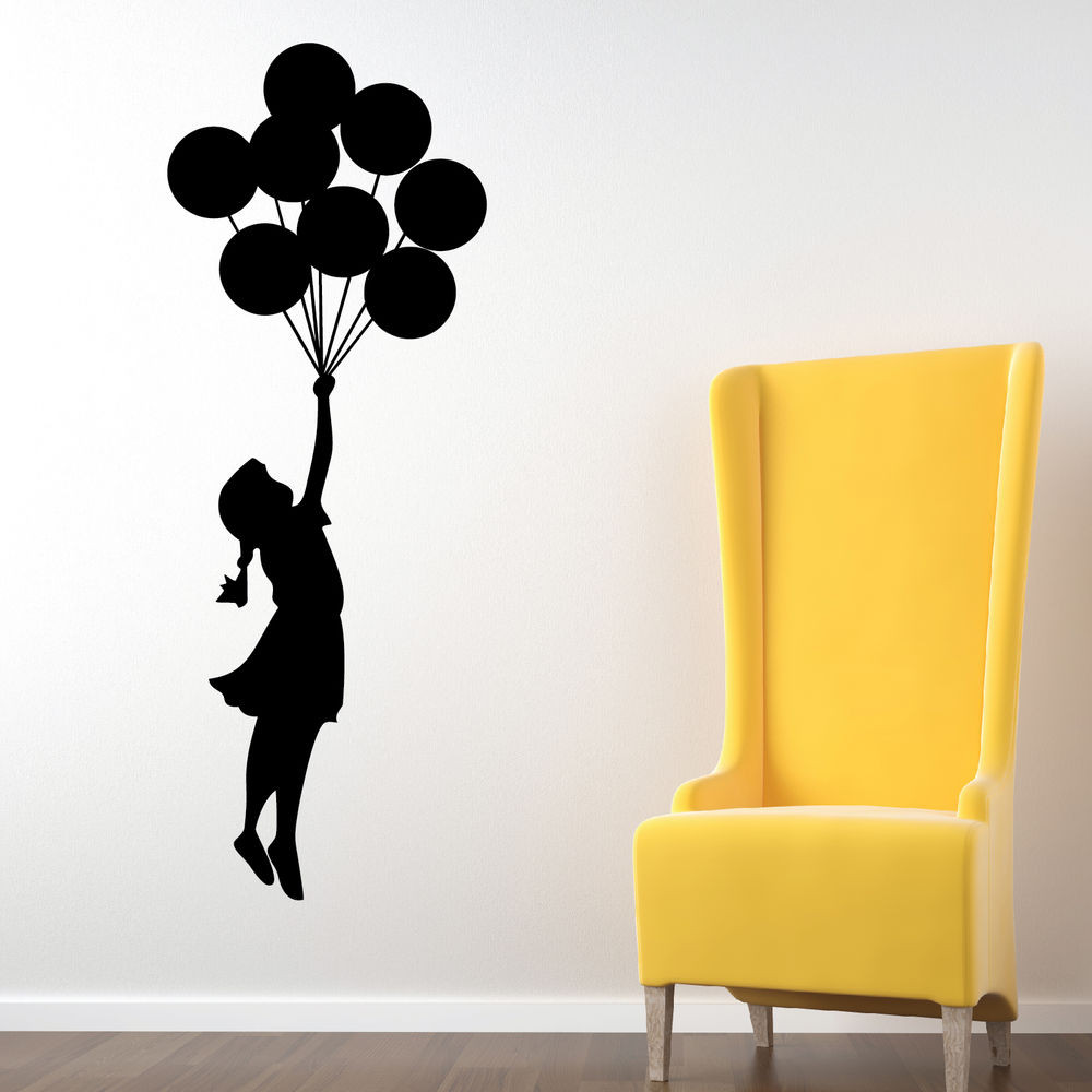 Best ideas about Banksy Wall Art . Save or Pin Banksy Balloon Floating Wall Stickers Wall Graphics Wall Now.