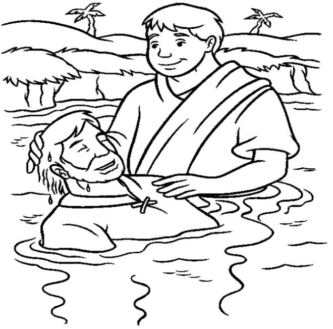Baptism Coloring Pages For Kids
 Baptism Coloring Pages Coloring Home