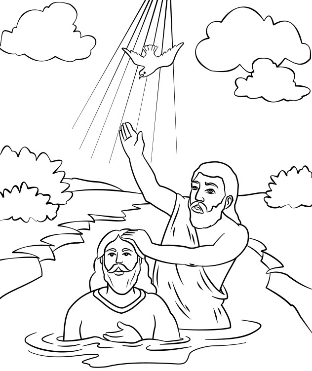 Baptism Coloring Pages For Kids
 John the Baptist coloring page John the Baptist