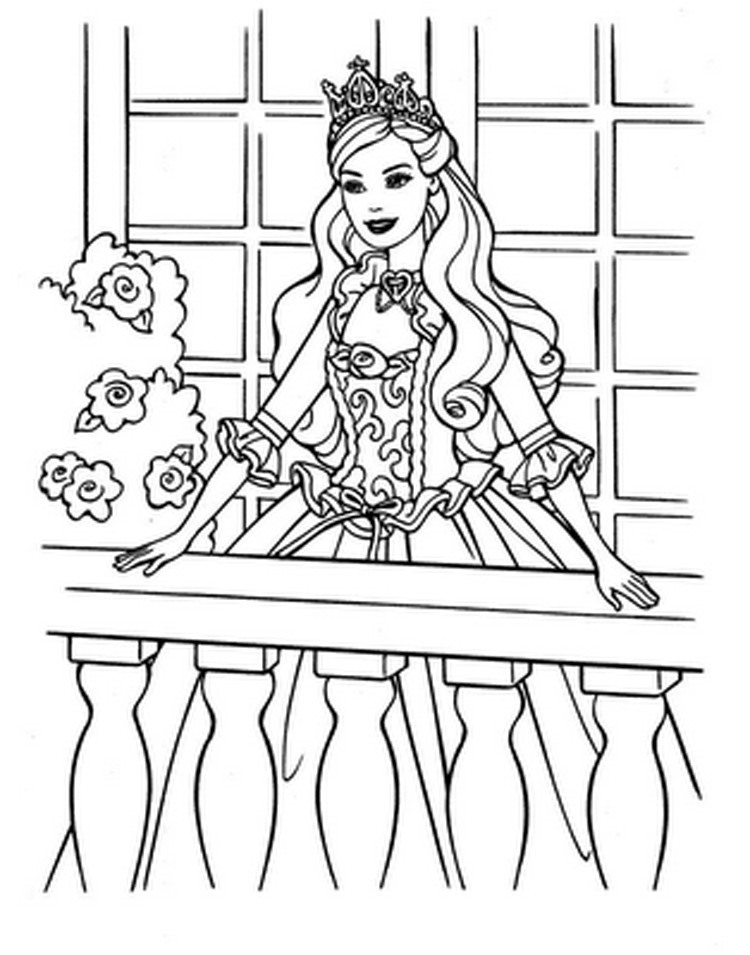 Barbie Coloring Sheets For Kids
 Free Printable Barbie Coloring Pages For Kids
