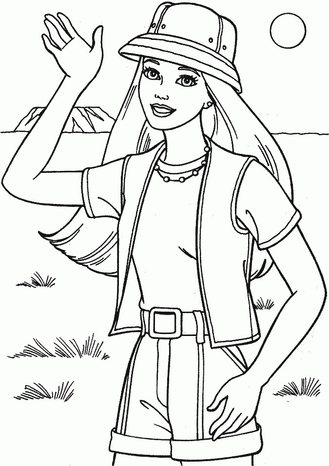 Barbie Doll Coloring Pages
 Barbie Doll Coloring Pages AZ Coloring Pages