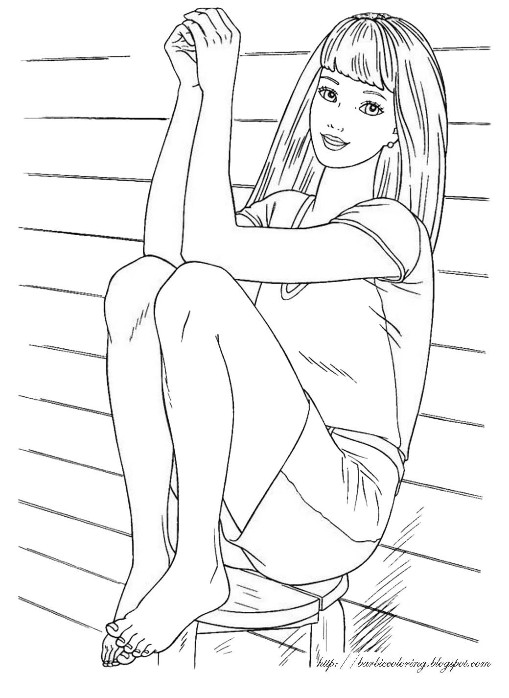 Barbie Doll Coloring Pages
 BARBIE COLORING PAGES TWO MORE COLORING PICTURES OF BARBIE