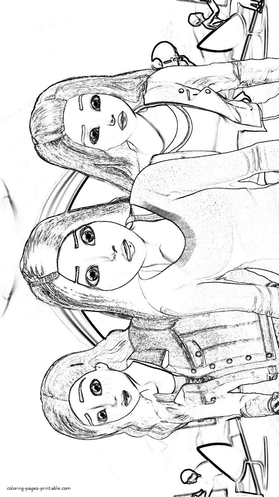 Barbie Spy Squad Coloring Pages
 Barbie Teresa and Renee coloring pages