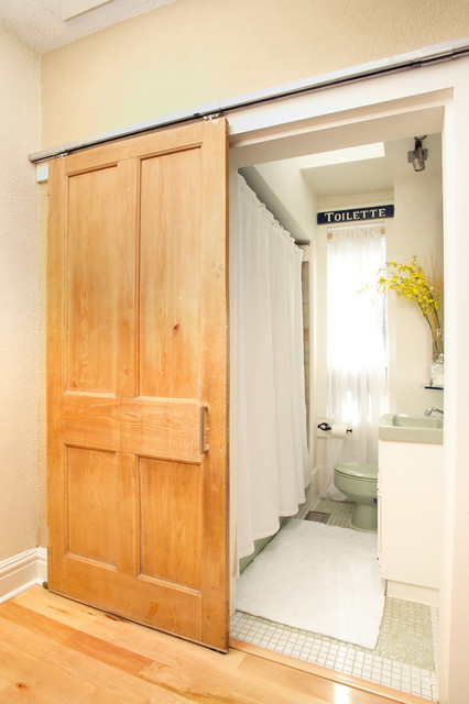 Best ideas about Barn Door Bathroom
. Save or Pin barn doors Traditional Bathroom by Arnal Now.