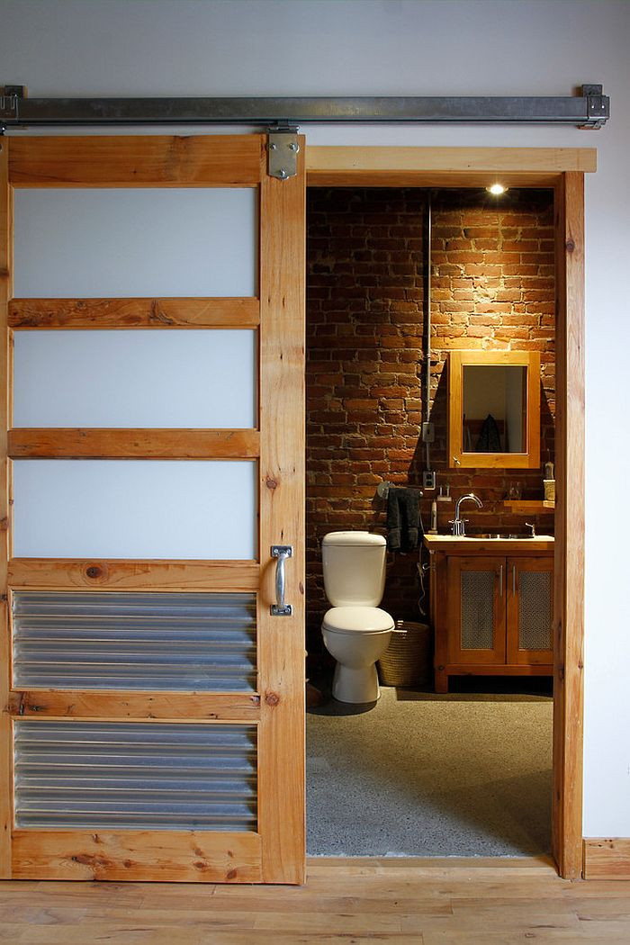 Best ideas about Barn Door Bathroom
. Save or Pin 15 Sliding Barn Doors That Bring Rustic Beauty to the Bathroom Now.