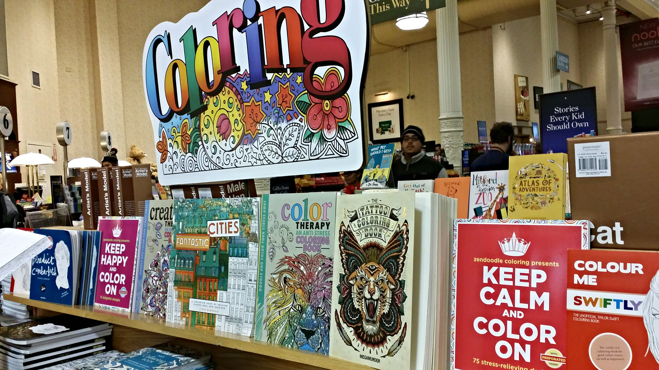 Barnes And Noble Adult Coloring Books
 THE BARNES & NOBLE ALL AMERICAN ART UNWIND Connect