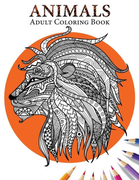 Barnes And Noble Adult Coloring Books
 Animals Adult Coloring Book by Paisley Coloring Books