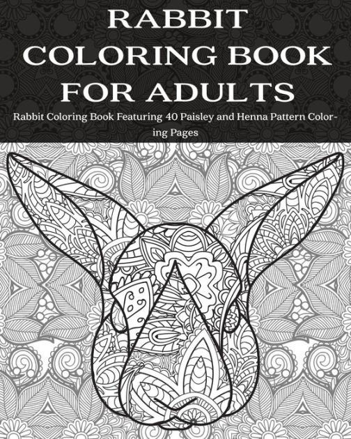 Barnes And Noble Coloring Books For Adults
 Rabbit Coloring Book for Adults Rabbit Coloring Book