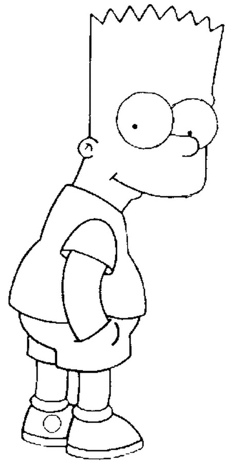 Bart Simpson Coloring Pages
 Coloriages de Simpsons