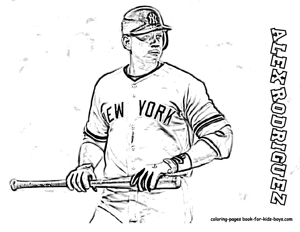 Best ideas about Baseball Coloring Sheets For Boys Boston Red Sox
. Save or Pin Fired Up Free Coloring Pages Baseball MLB Players Now.