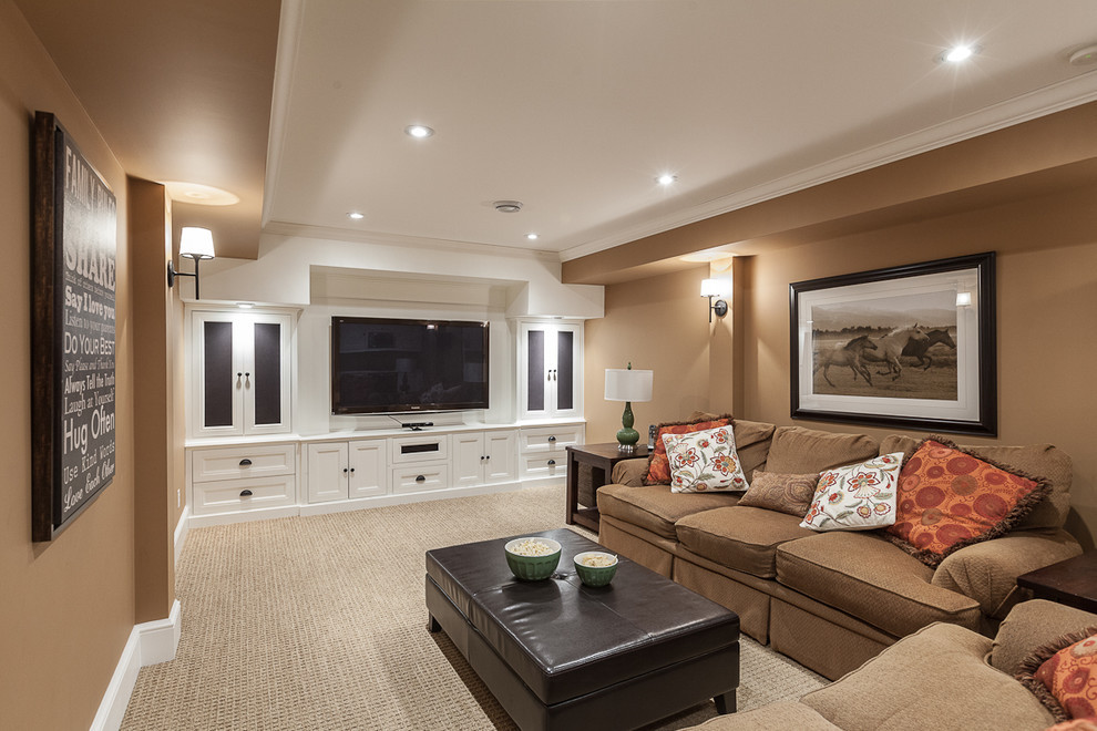 Best ideas about Basement Decorating Ideas For Family Room
. Save or Pin Decorating A Small Basement Family Room With Brown L Now.