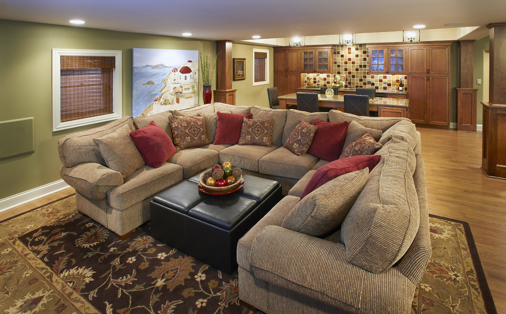 Best ideas about Basement Decorating Ideas For Family Room
. Save or Pin Surprising Big fy Couch decorating ideas Now.