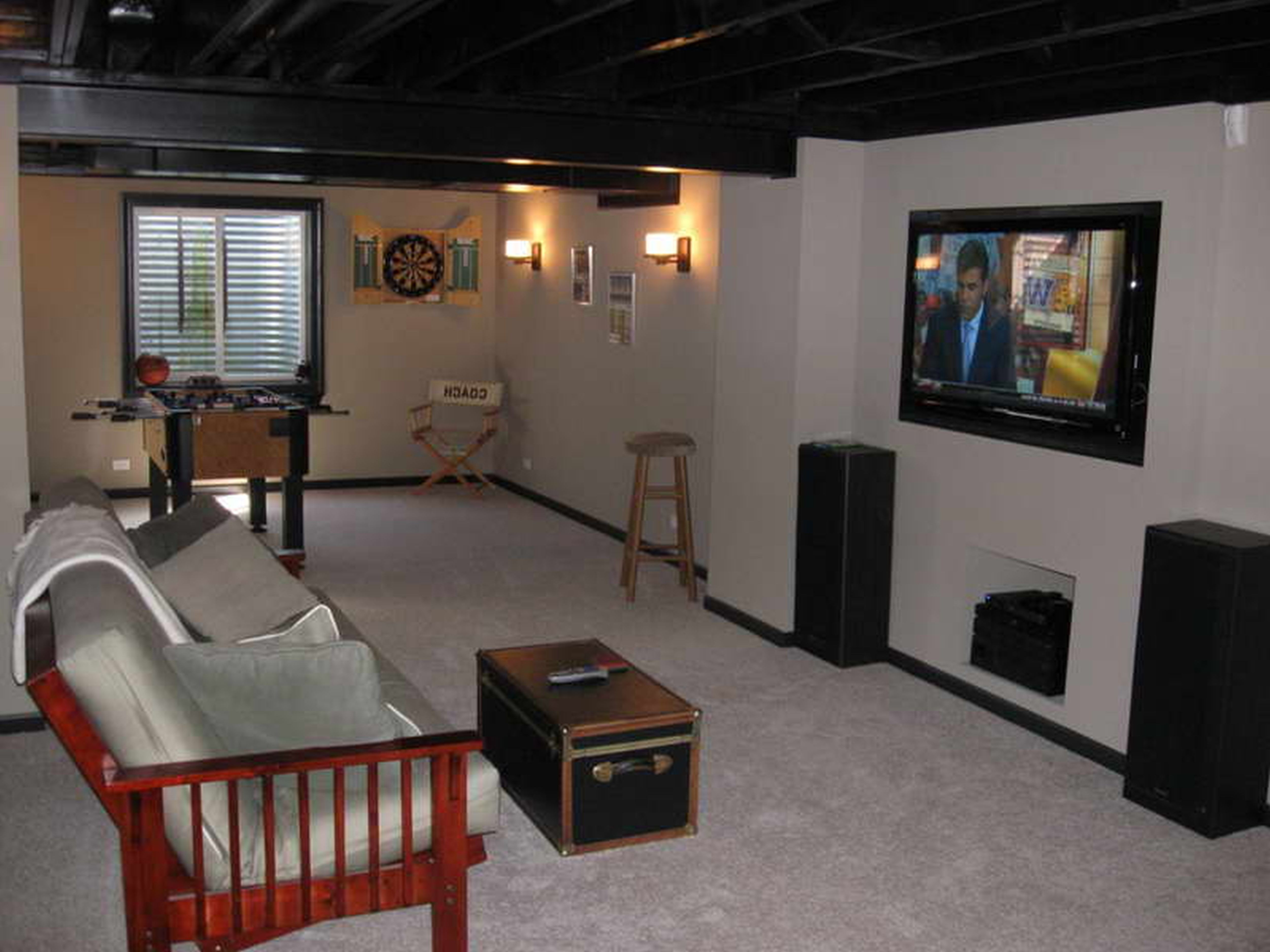 Best ideas about Basement Ideas Pinterest
. Save or Pin Awesome Cheap Decorating Ideas For Unfinished Basements Now.