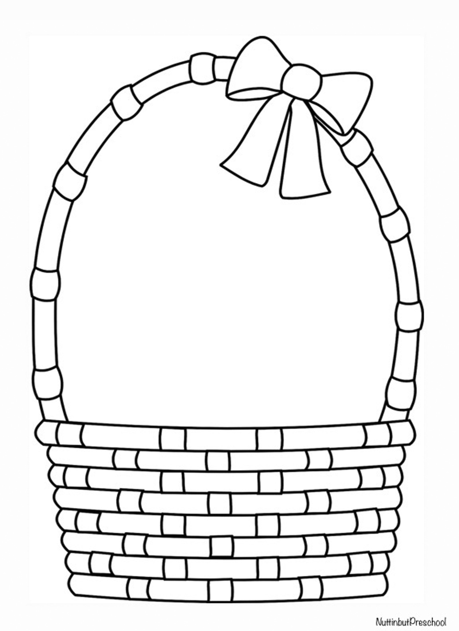 Basket Coloring Pages
 Easter Archives