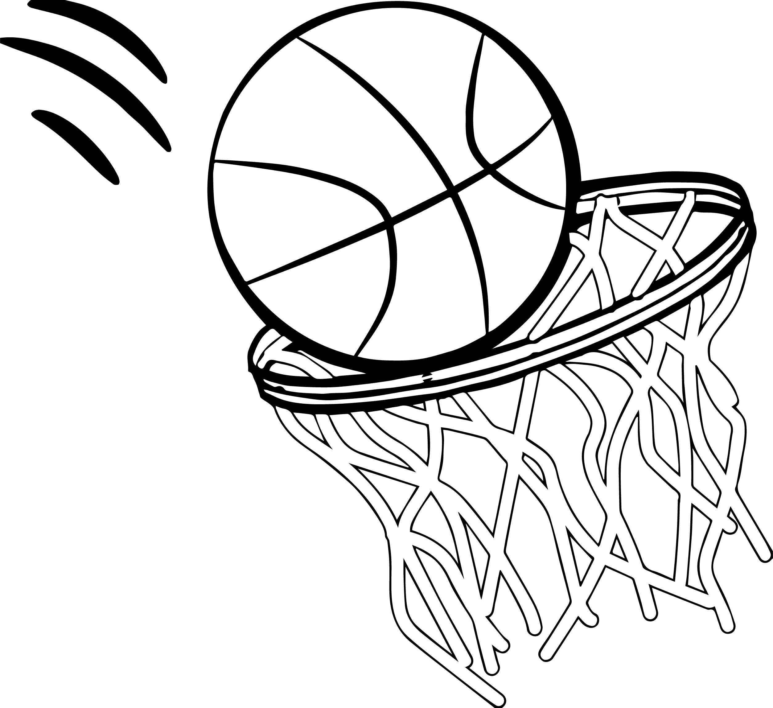 Basketball Coloring Book
 Any Basketball Free Coloring Page