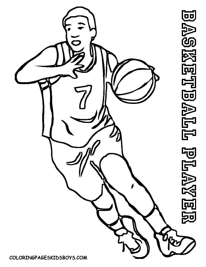 Basketball Coloring Book
 Smooth Basketball Coloring Pages Basketball Free