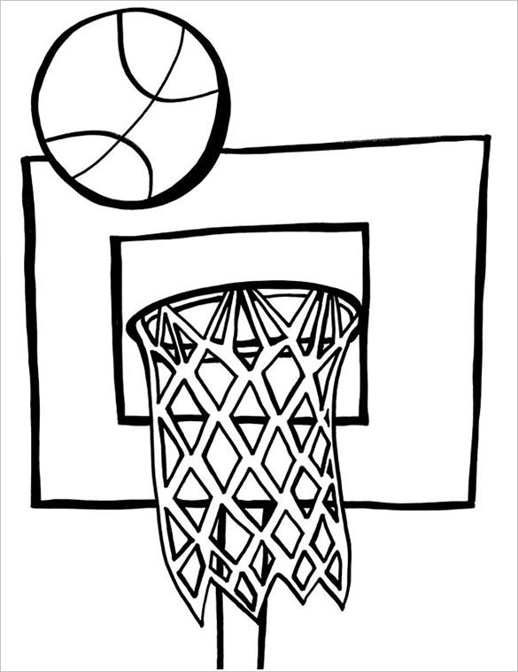 Basketball Coloring Book
 19 Basketball Coloring Pages PDF JPEG PNG