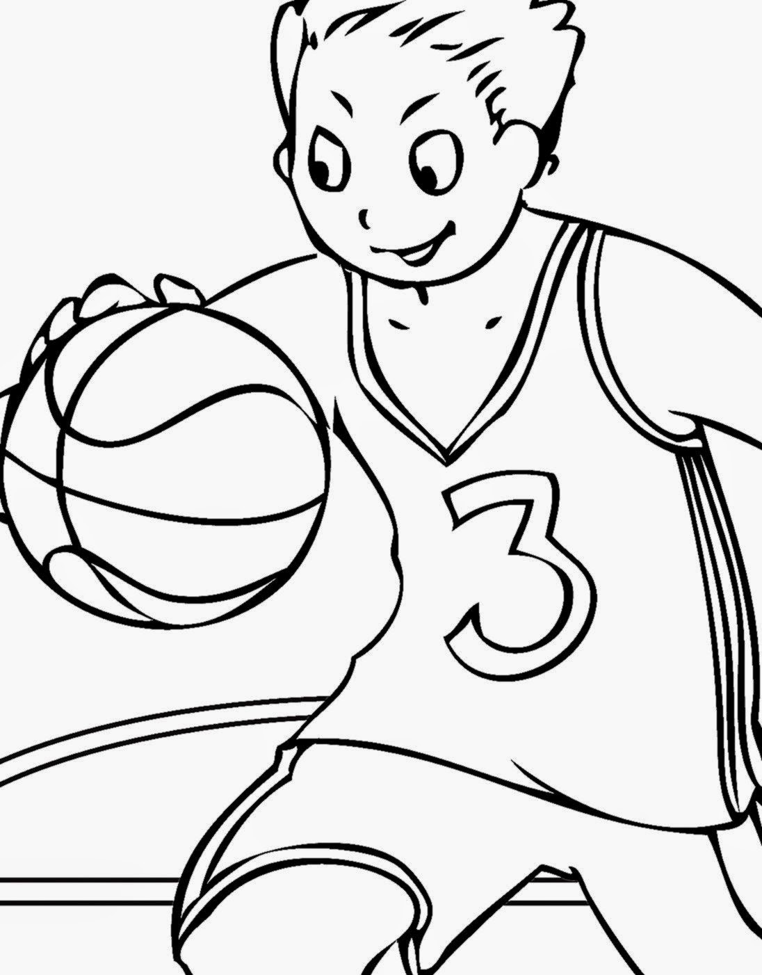 Basketball Coloring Book
 Basketball Coloring Sheet