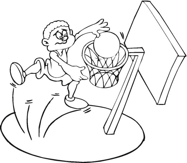 Basketball Coloring Sheets For Boys
 Basketball Coloring Pages