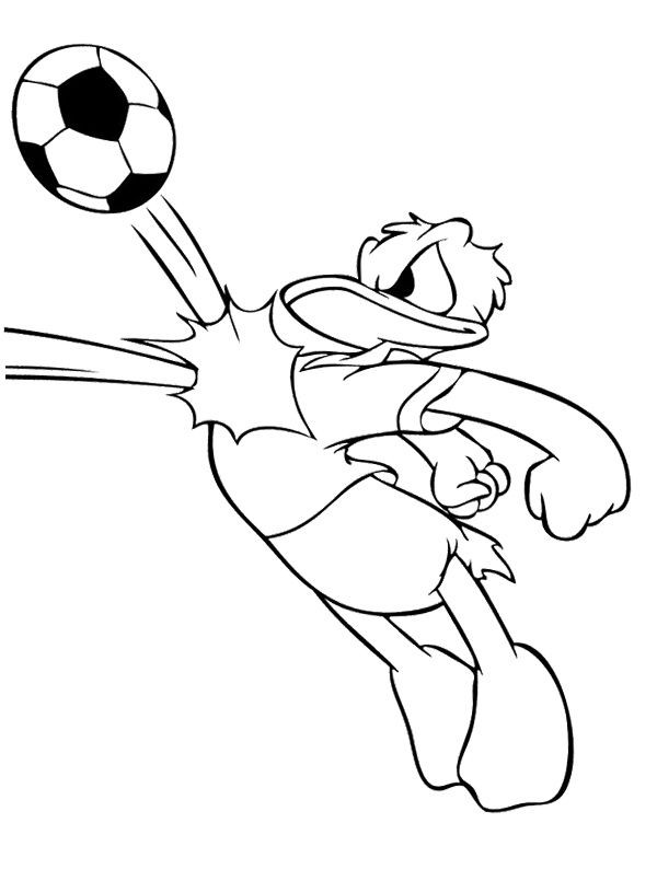 Basketball Duck Coloring Sheets For Boys
 Best 48 Soccer Coloring Pages images on Pinterest