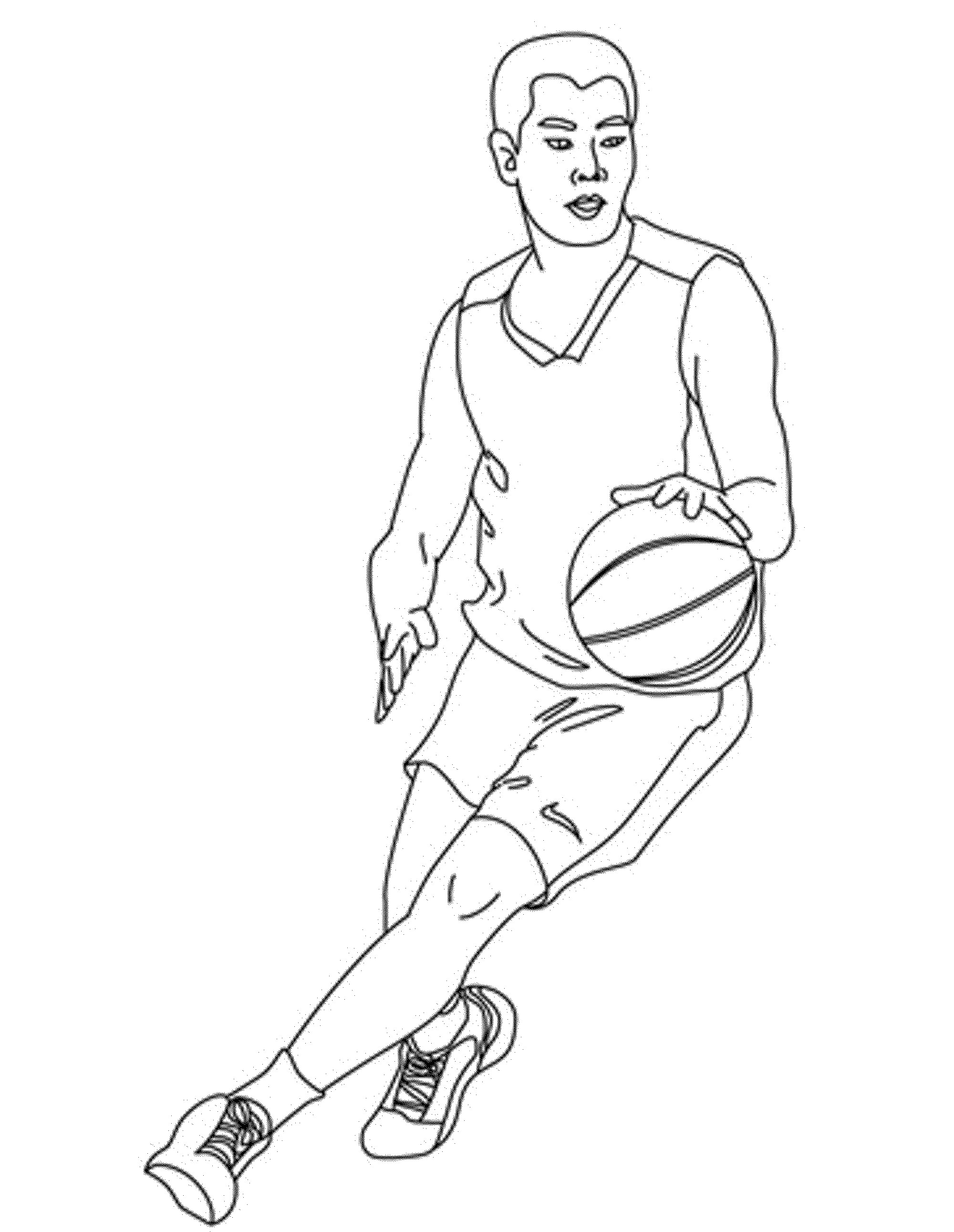 Basketball Duck Coloring Sheets For Boys
 realistic basketball coloring pages