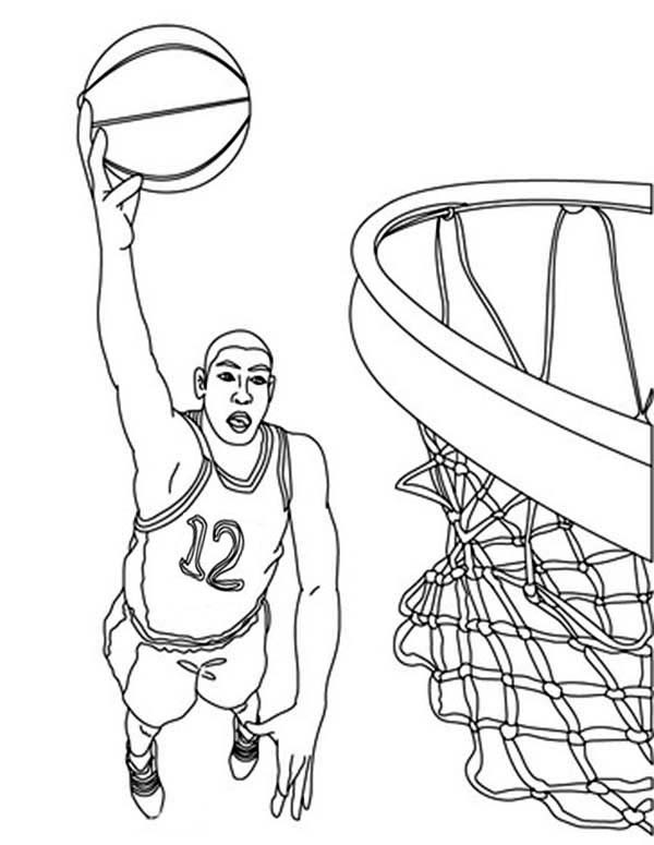 Basketball Player Coloring Pages
 Coloring Nba Players Quotes QuotesGram