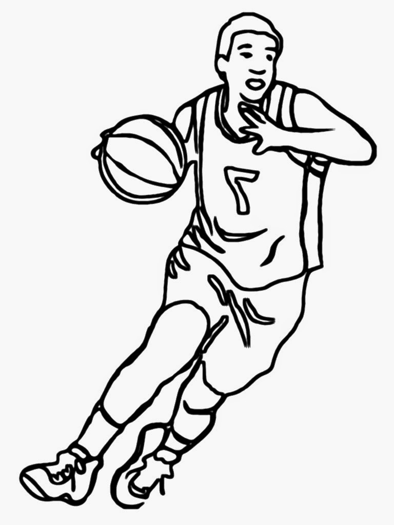 Basketball Player Coloring Pages
 Basketball Player Coloring Pages