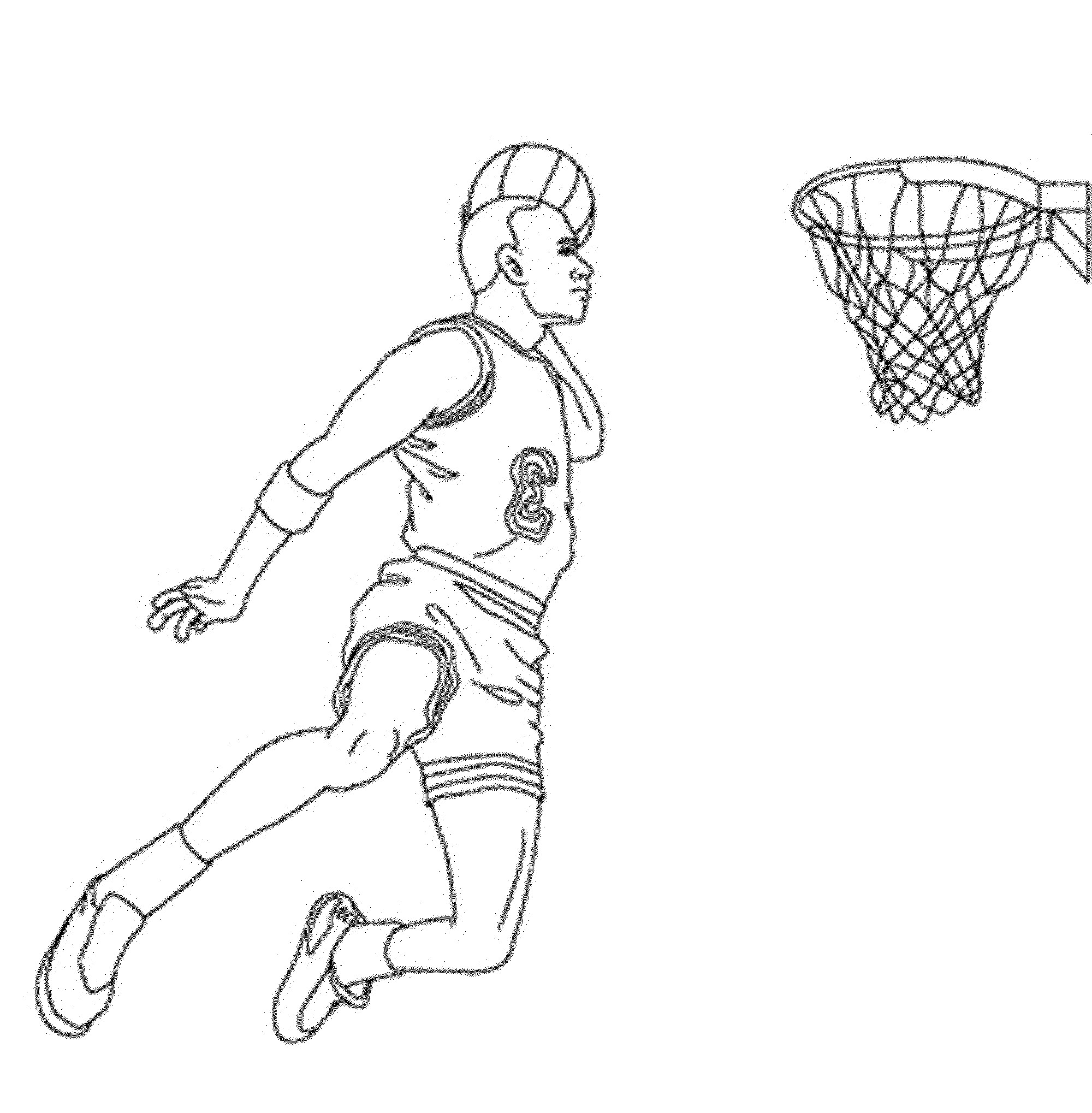 Basketball Player Coloring Pages
 Coloring Pages Basketball Players Coloring Home