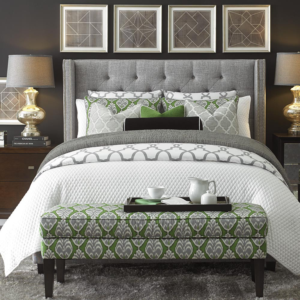Best ideas about Bassett Bedroom Furniture
. Save or Pin Dublin Upholstered Winged Bed Bedroom Furniture Now.