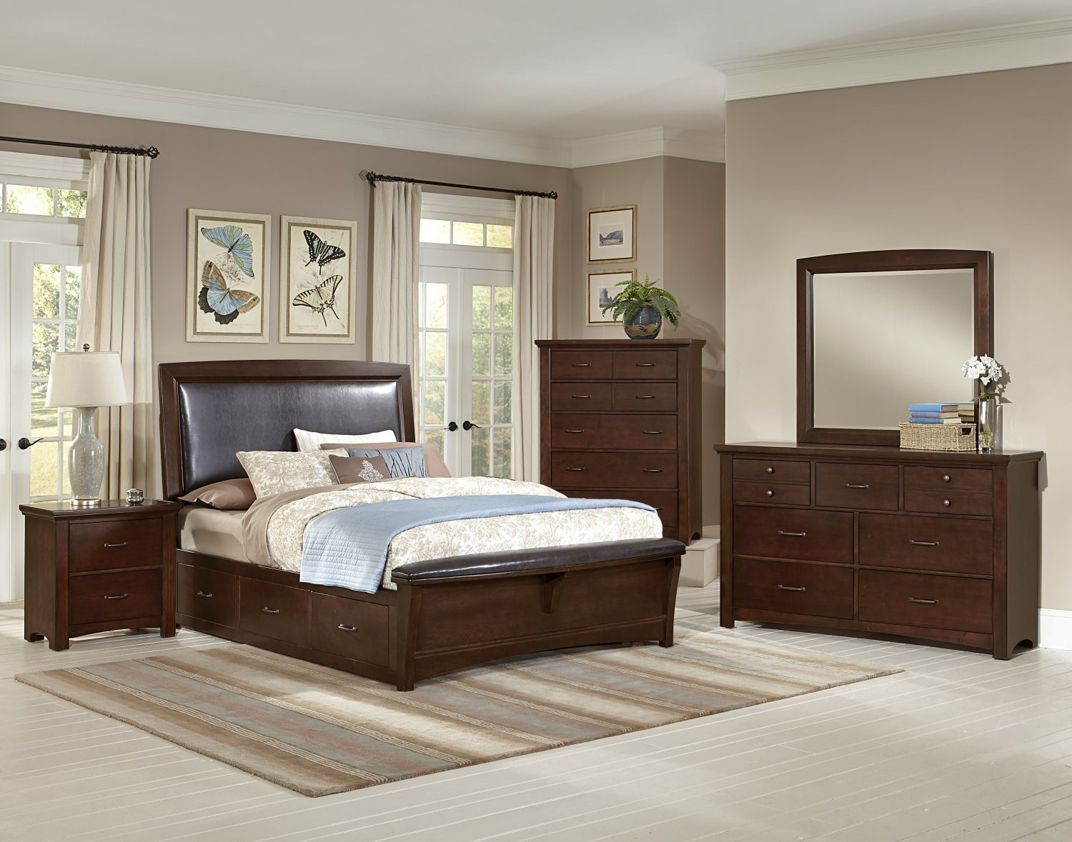Best ideas about Bassett Bedroom Furniture
. Save or Pin Vaughan Bassett Transitions Dark Cherry BB68 Bedroom Group Now.