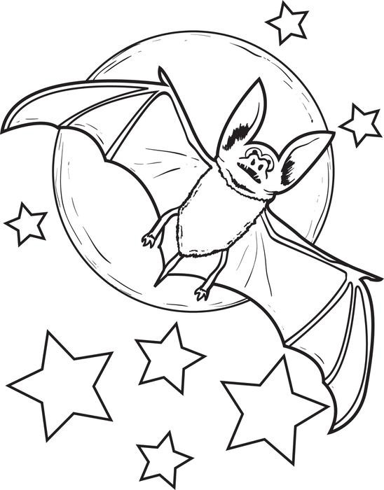 Bat Coloring Sheet
 Bat Coloring Pages Free Printable Bat Coloring Pages