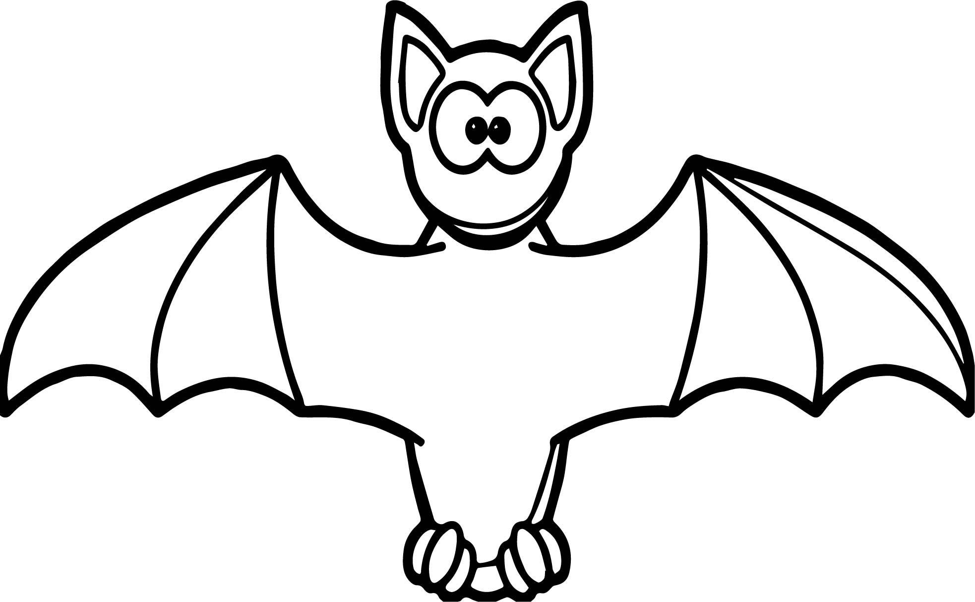 Bat Coloring Sheet
 Vampire Bat Coloring Pages to Print