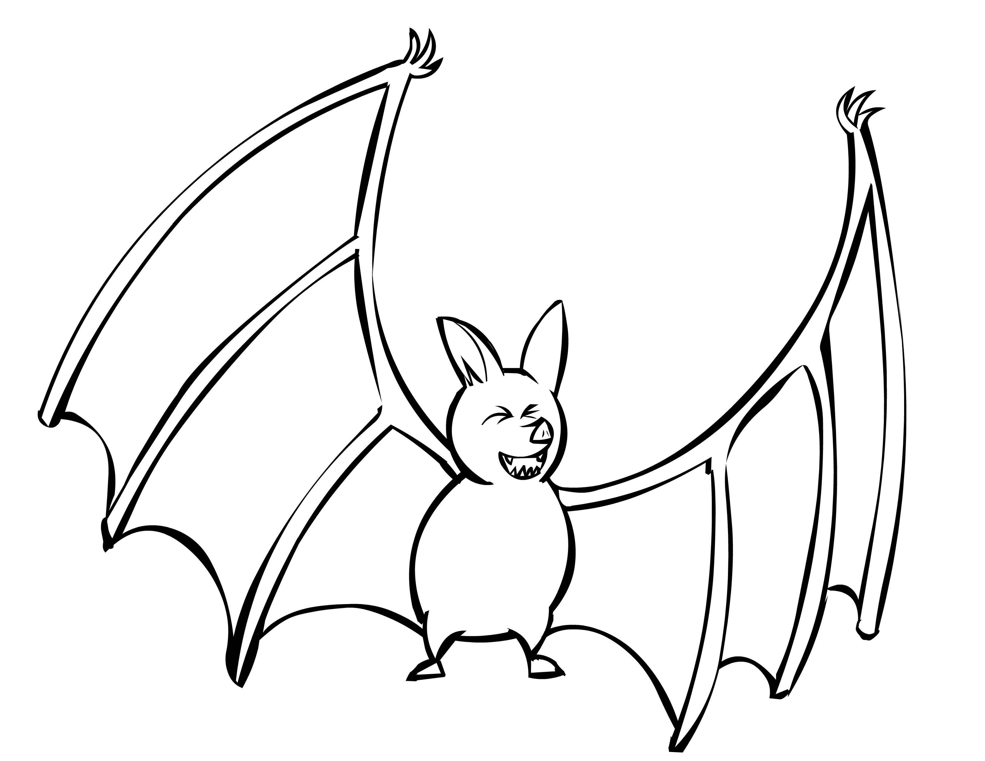 Bat Coloring Sheet
 Free Printable Bat Coloring Pages For Kids