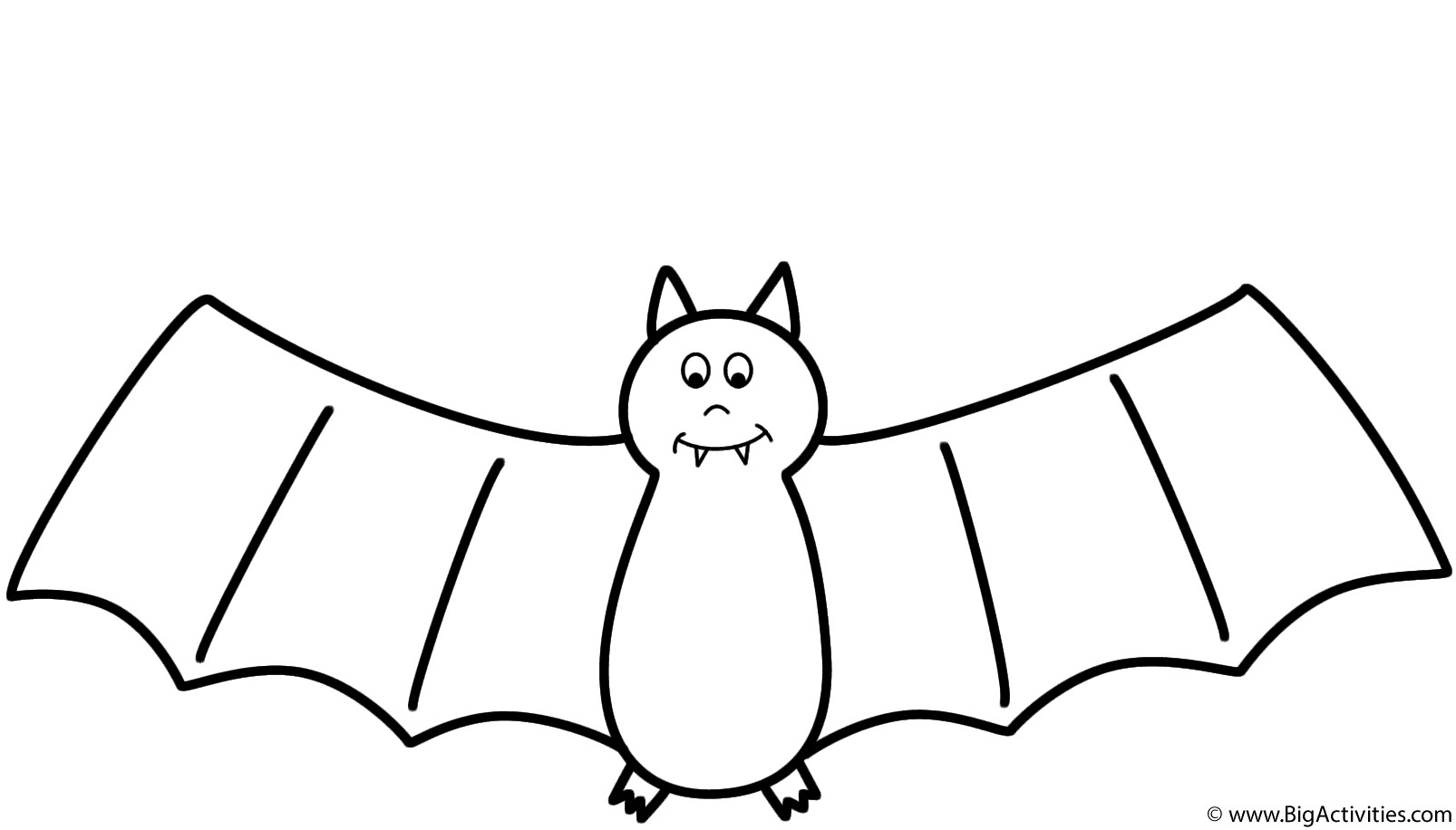 Bat Coloring Sheet
 Bat Coloring Page Halloween