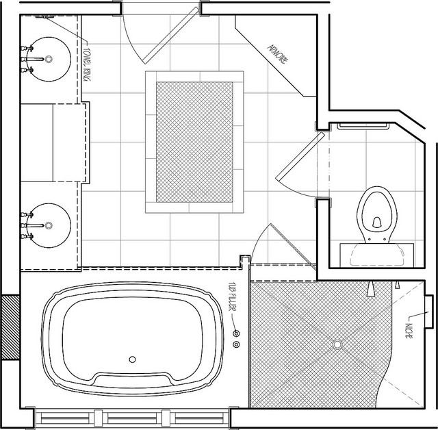 Best ideas about Bathroom Floor Plans
. Save or Pin Naperville Luxury Master Bath Remodel Now.