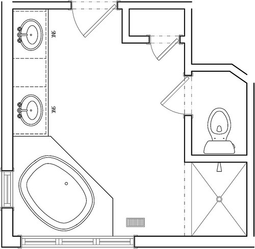 Best ideas about Bathroom Floor Plans
. Save or Pin Master Bath Before Floor Plan Now.