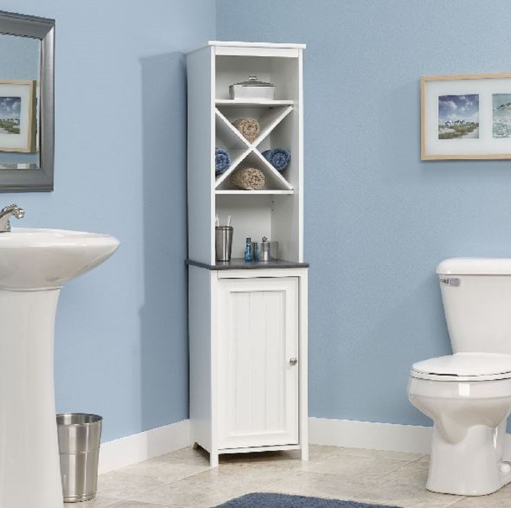 Best ideas about Bathroom Linen Tower
. Save or Pin Narrow Bathroom Storage Cabinet Towel Linen Tower Bath Now.