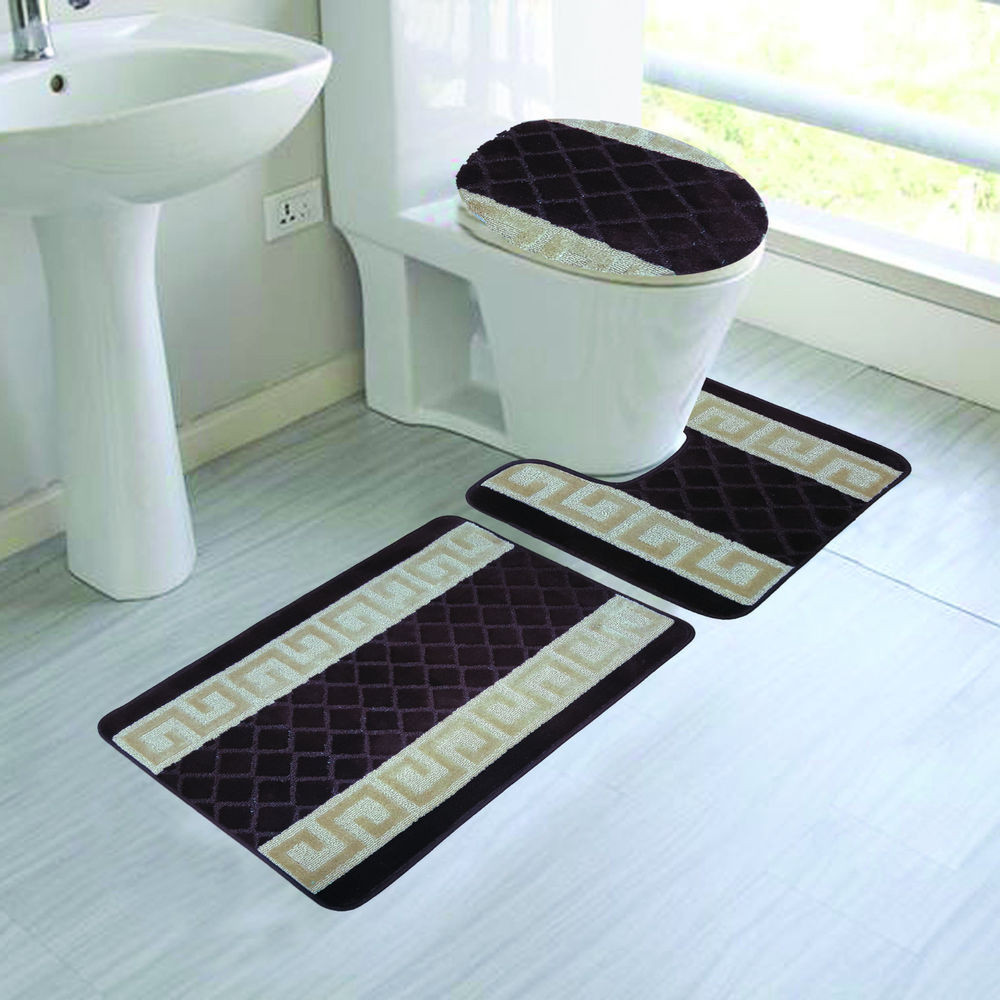 Best ideas about Bathroom Rug Set
. Save or Pin OLIVIA 3 PIECE TWO TONE TEXTURED BATHROOM RUG SET Now.