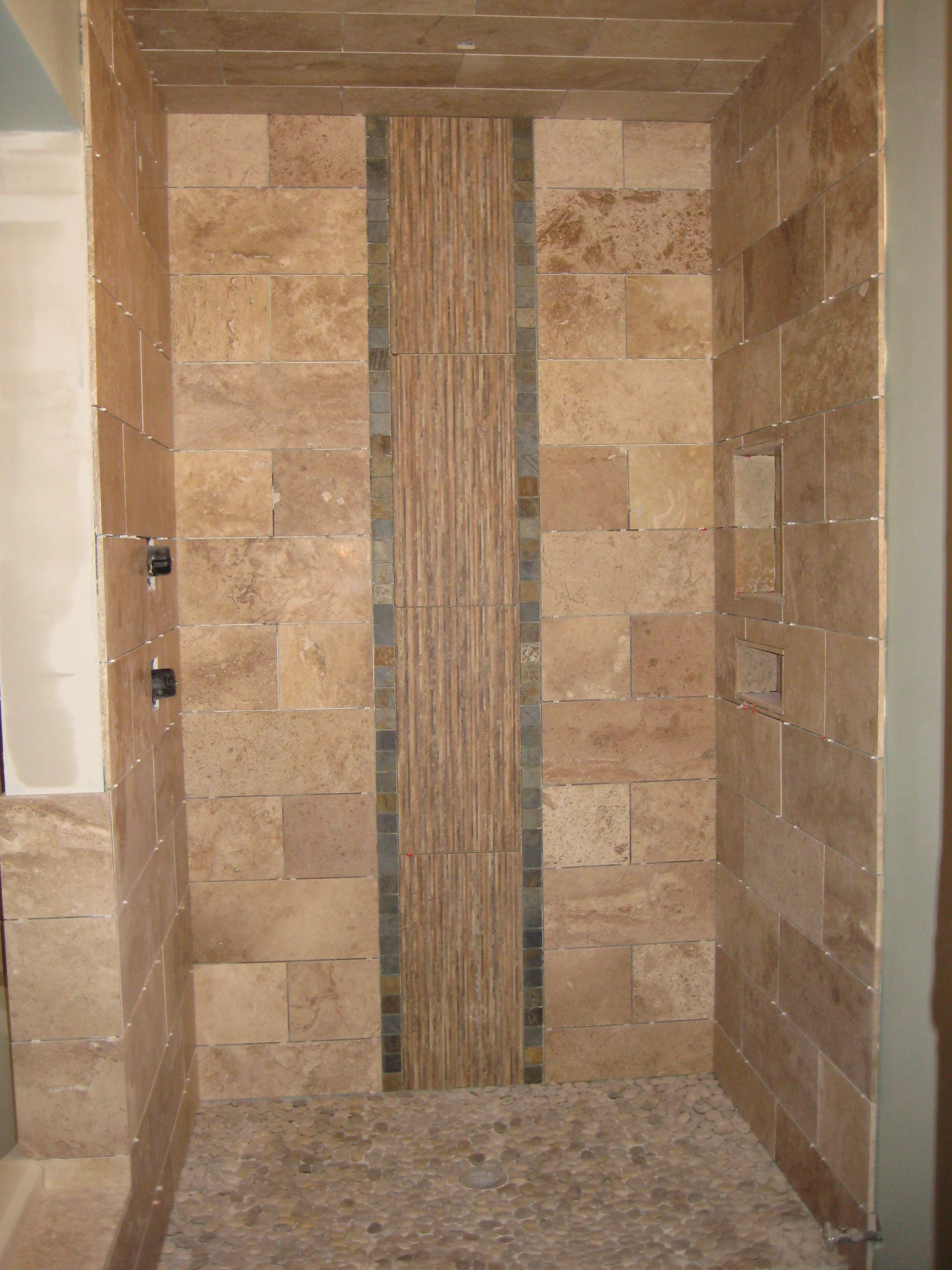 Best ideas about Bathroom Tile Patterns
. Save or Pin 27 nice ideas and pictures of natural stone bathroom wall Now.