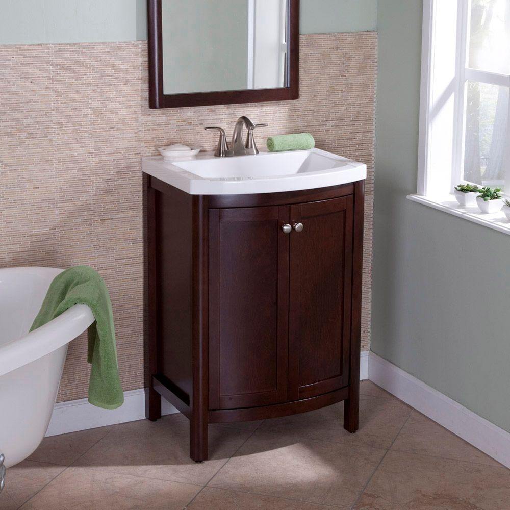 Best ideas about Bathroom Vanity Home Depot
. Save or Pin Home Depot Bathroom Vanities 24 Inch Now.