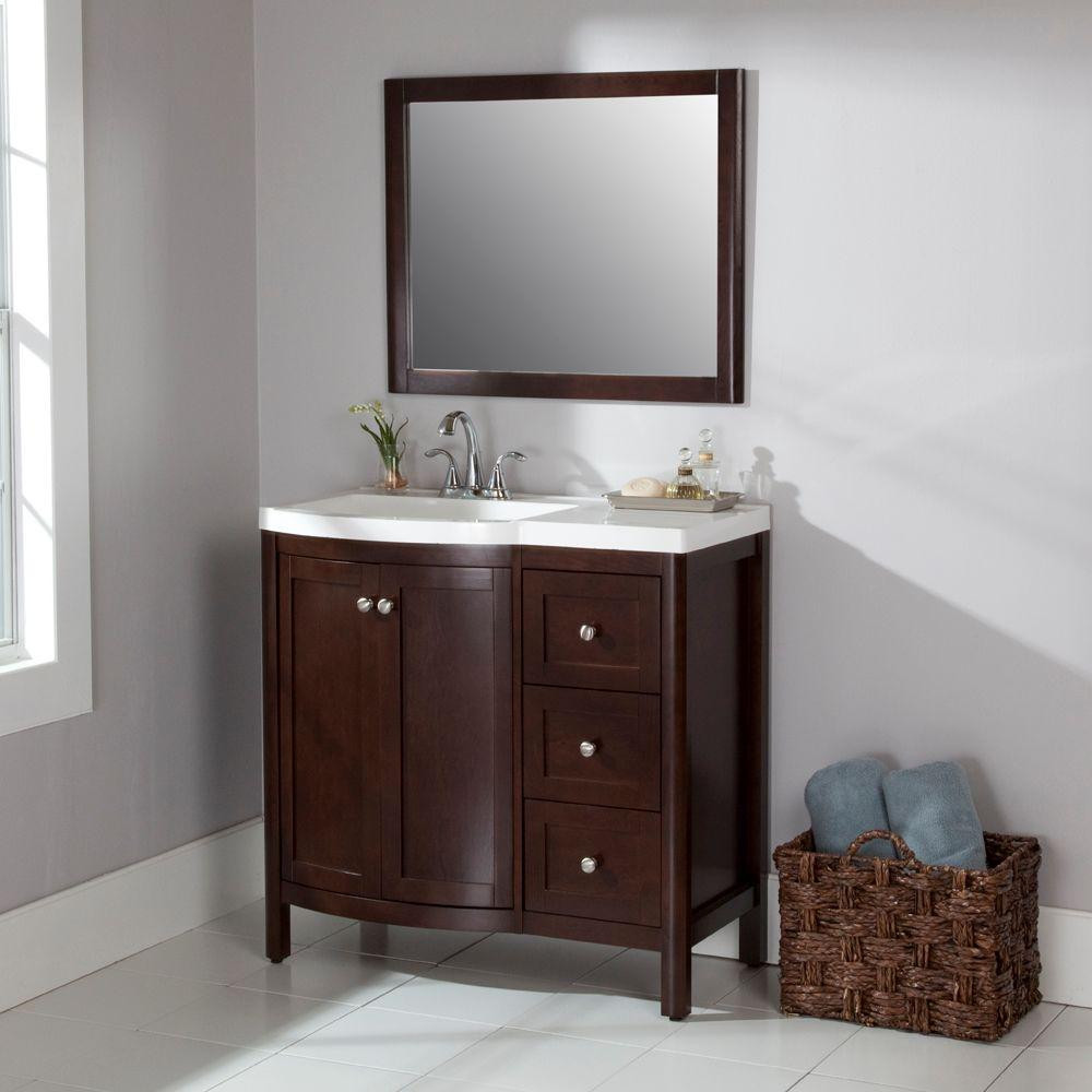 Best ideas about Bathroom Vanity Home Depot
. Save or Pin Free Bathroom Home depot bathroom vanities 36 inch with Now.